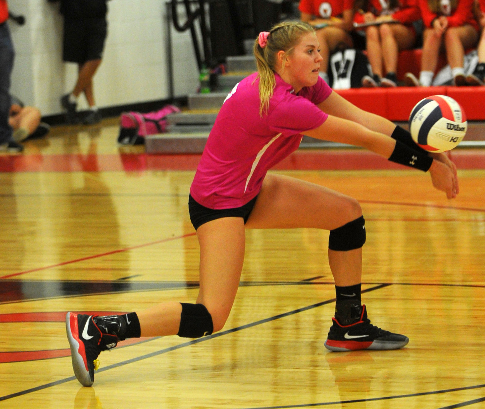 Orion vs Fulton volleyball.